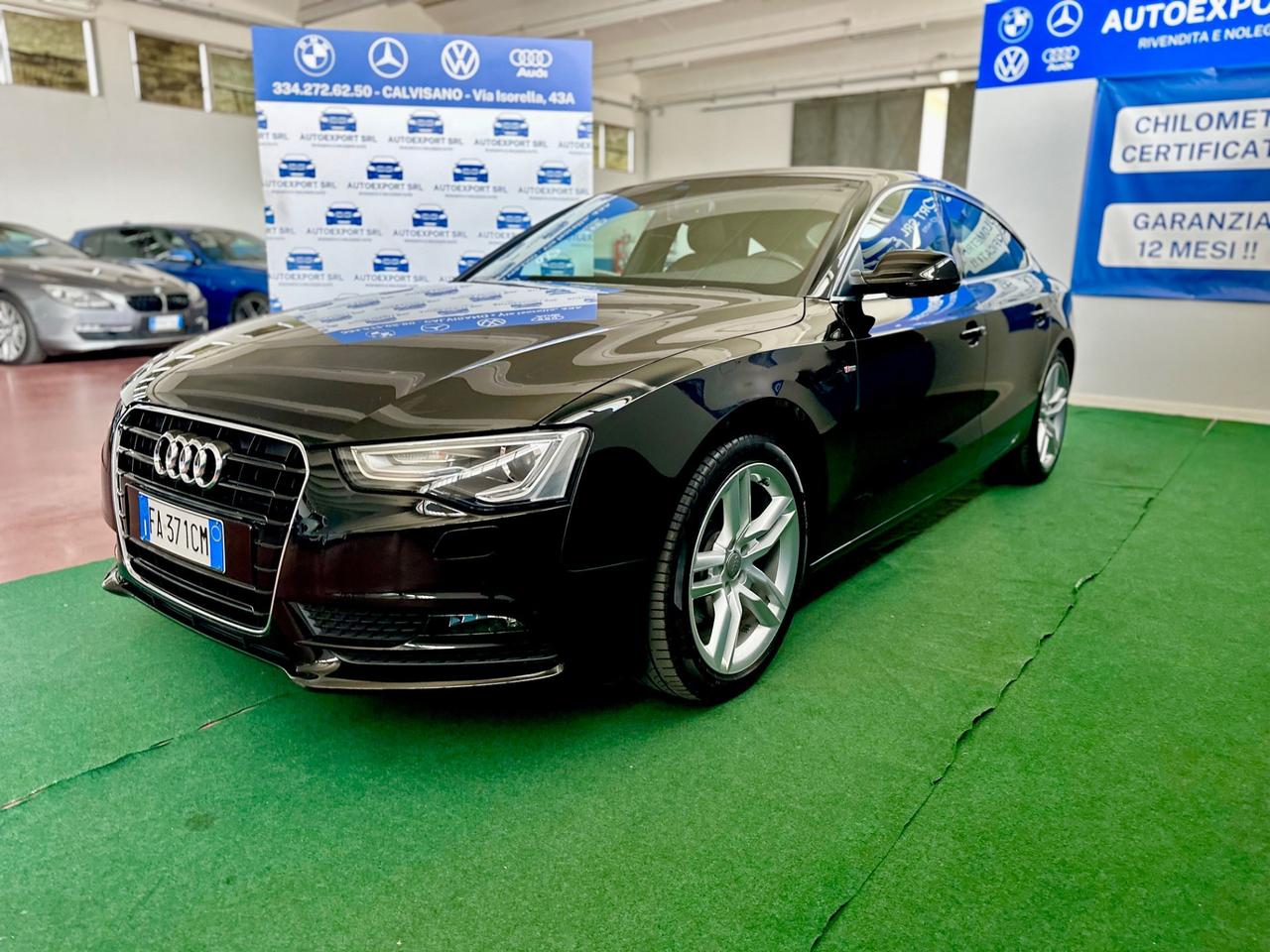 Audi A5 SPB 2.0 TDI 190 CV diesel mult. S line/2015/euro6