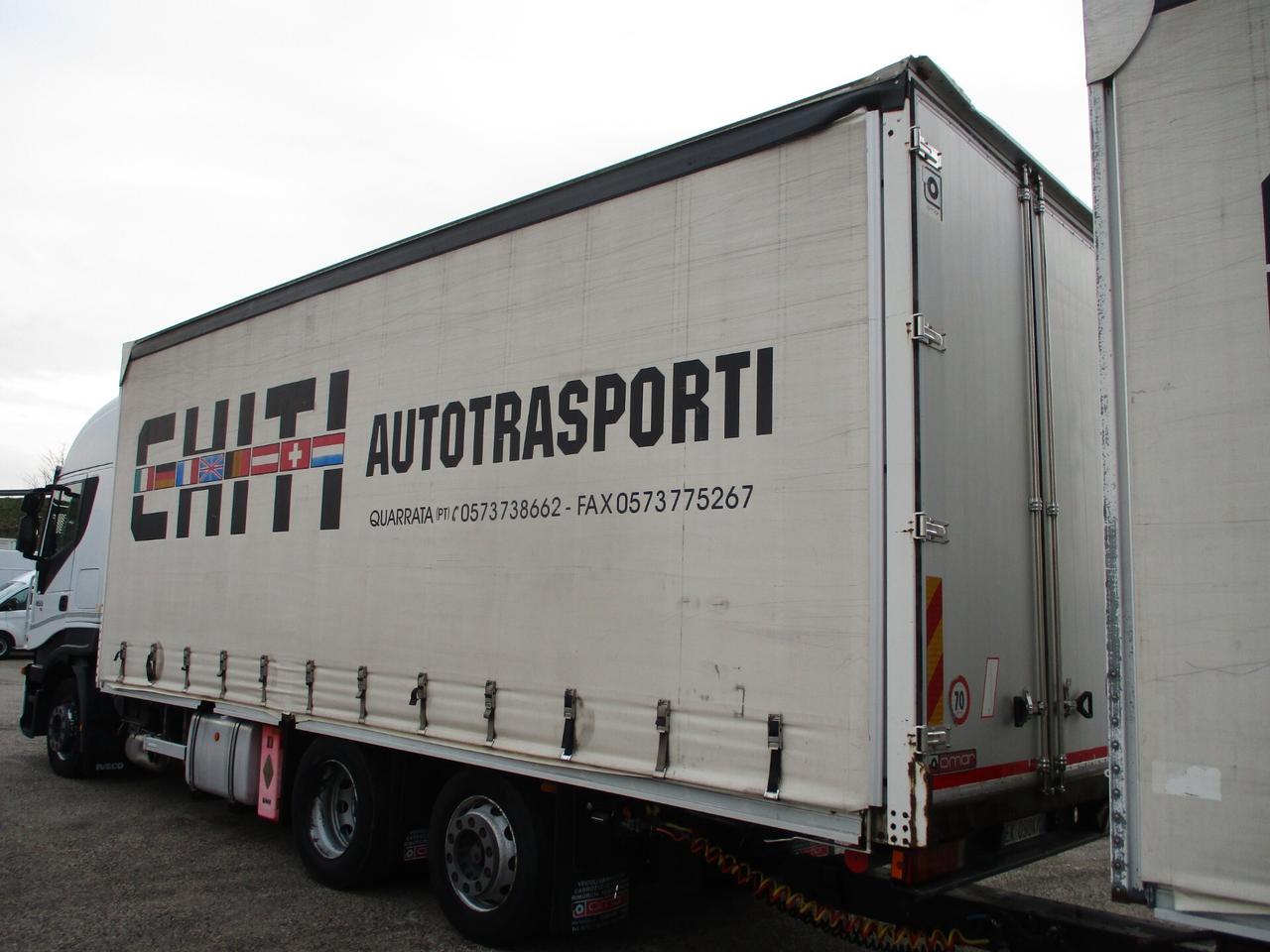 Iveco BIGA OMAR 2 ASSI CENTINATA 7.80 M ALTEZZA 2.90METR