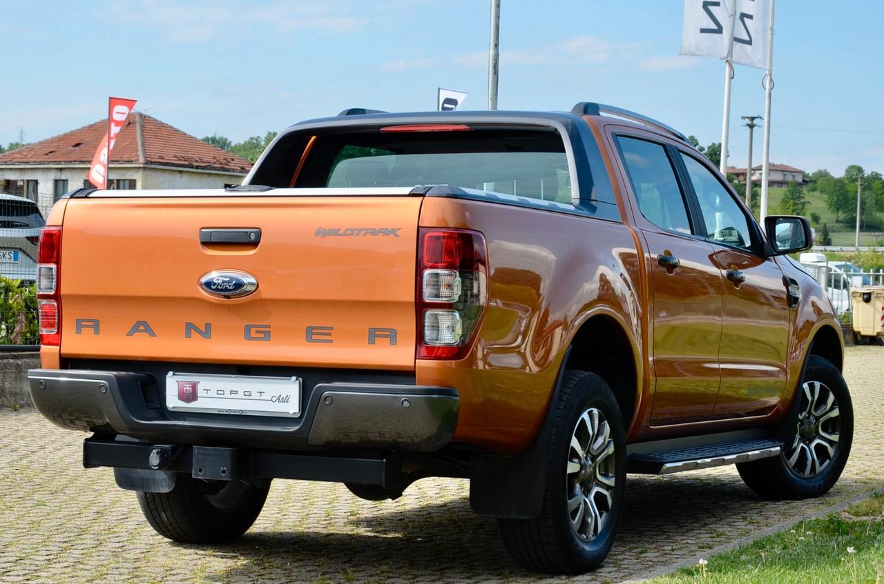 FORD RANGER 3.2 TDCI DOUBLE CAB WILDTRACK 200cv MANUALE, AUTO PRIVATA, UFF ITALIANA, SERVICE FORD, RETROCAMERA, PERMUTE