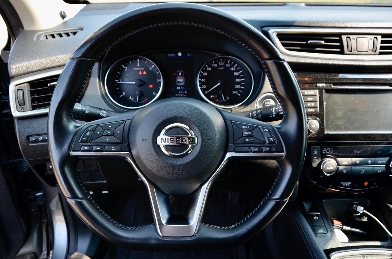 NISSAN QASHQAI 1.5 DCI N-CONNECTA 115cv, UNICOPROPRIETARIO, EURO 6D, SERVICE DIMOSTRABILI, TETTO, RETRO 360°, NAVI, PERMUTE