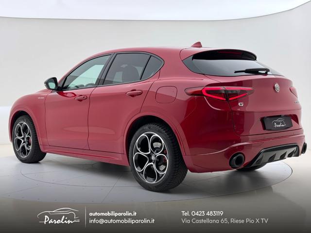 ALFA ROMEO Stelvio 2.0 Turbo 280 CV AT8 Q4 Veloce Harman-pelle Rossa