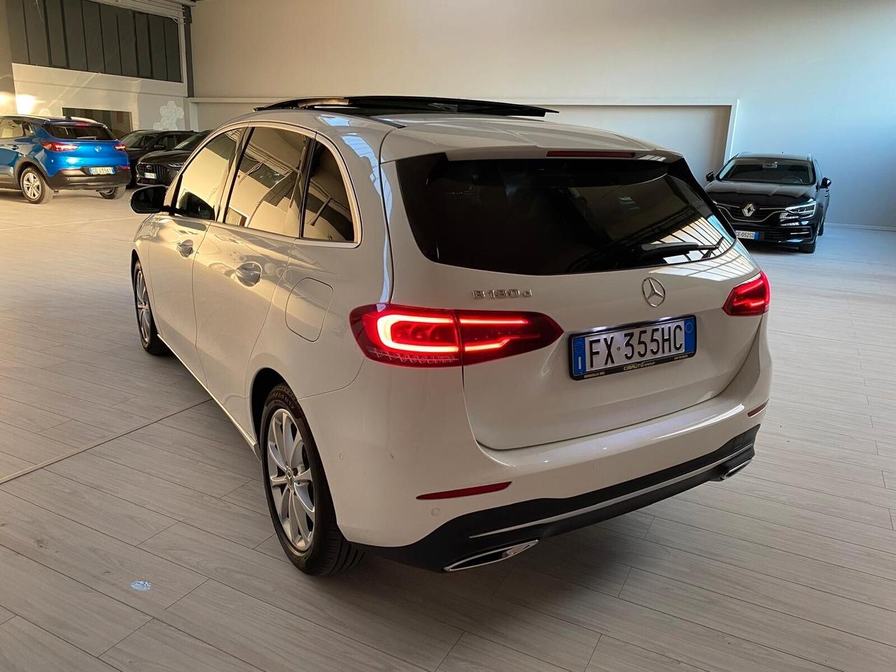 MERCEDES-BENZ CLASSE B 180D PREMIUM 116CV - PELLE, TETTO, VIRTUAL COCKPIT, NEOPATENTATI