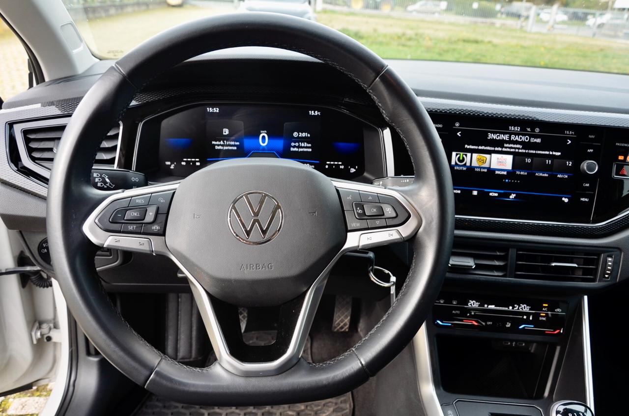 VOLKSWAGEN POLO 1.0 TSI LIFE 95cv, PREZZO REALE, UNICO UTILIZZATORE, UFF ITALIANA, FARI LED, APPLE ANDROID, EURO 6D, PERMUTE