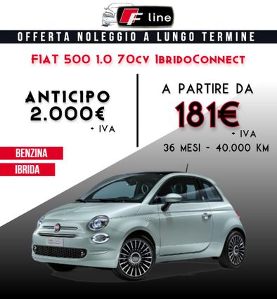 FIAT 500 1.0 70cv IbridoConnect