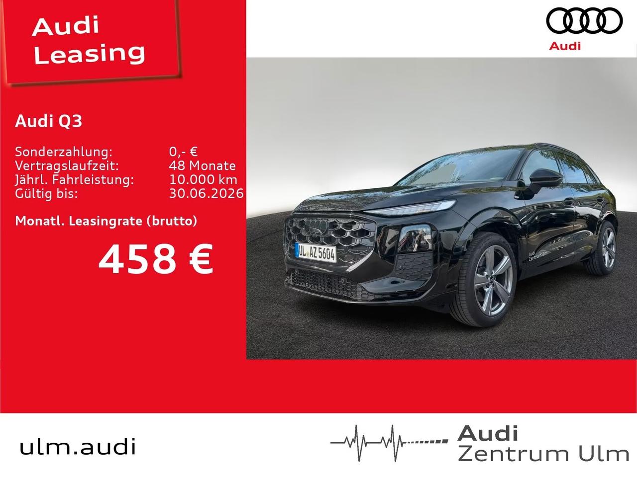 Audi Q3 35 TDI S tronic*S-line edition*BLACK*NAVI*LED*