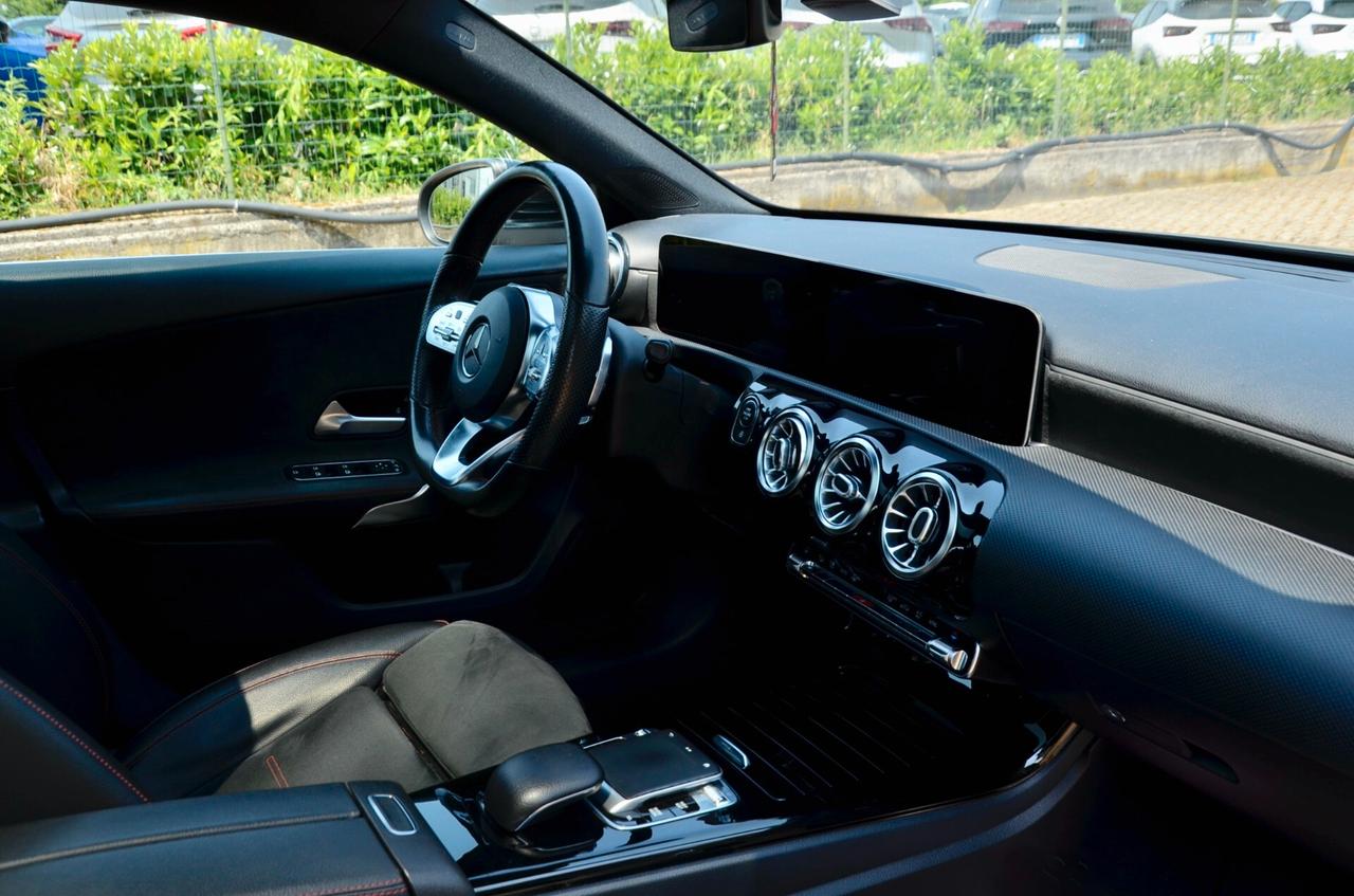 MERCEDES-BENZ A 180d PREMIUM AMG LINE 116cv AUTO, TETTO, HI-FI PREMIUM, EURO 6D, UFF ITALIANA, LUCI 64 COLORI, PERMUTE
