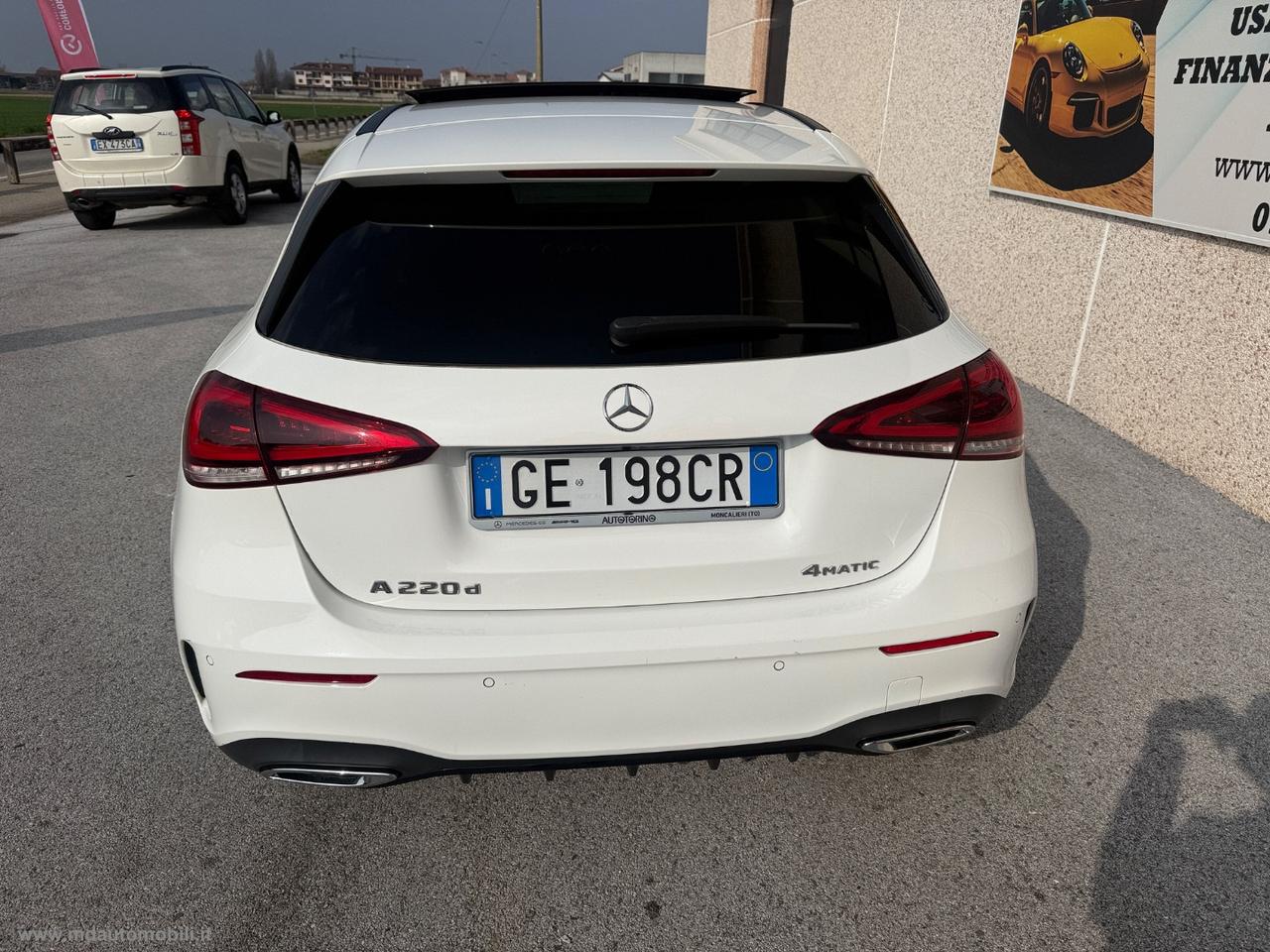 MERCEDES-BENZ A 220 d Automatic 4Matic Premium TETTO 19 MULTIBEAM