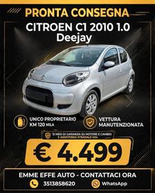 Citroen C1 1.0 5 porte Deejay 2010 12 mesi di garanzia