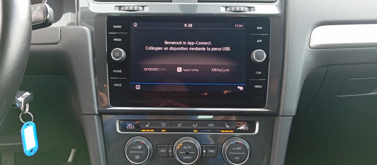 Volkswagen Golf 7.5 1.6 TDI 115 CV-Garanzia-Neopatentati