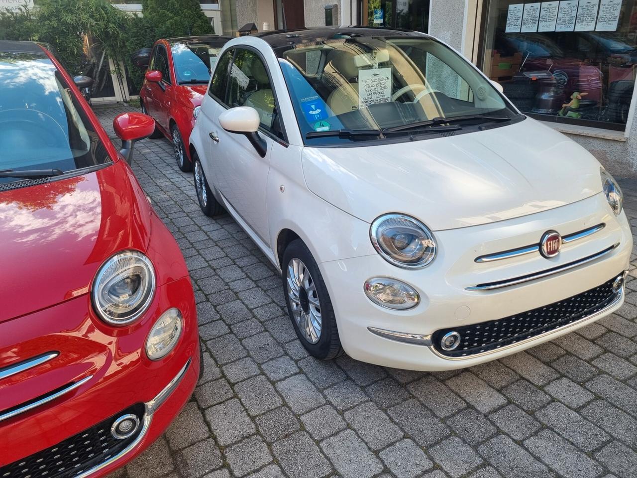 Fiat 500 lounge 69 cv anno 2016 km 54000 neopat