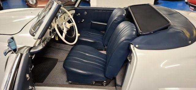 MERCEDES-BENZ 190 SL ***ASI TARGA ORO***BIANCA con PELLE BLU
