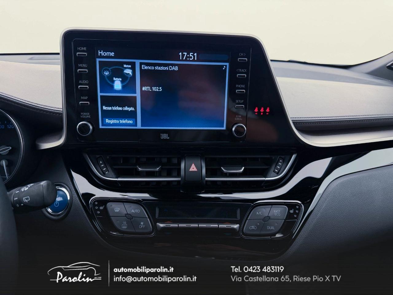 Toyota C-HR 1.8h Lounge e-cvt 1 proprietario