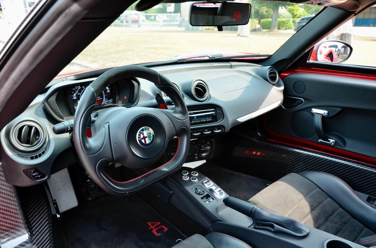 ALFA ROMEO 4C SPIDER 1750 TBI 240cv TCT, ROSSO COMPETIZIONE, EURO 6B, PERMUTE