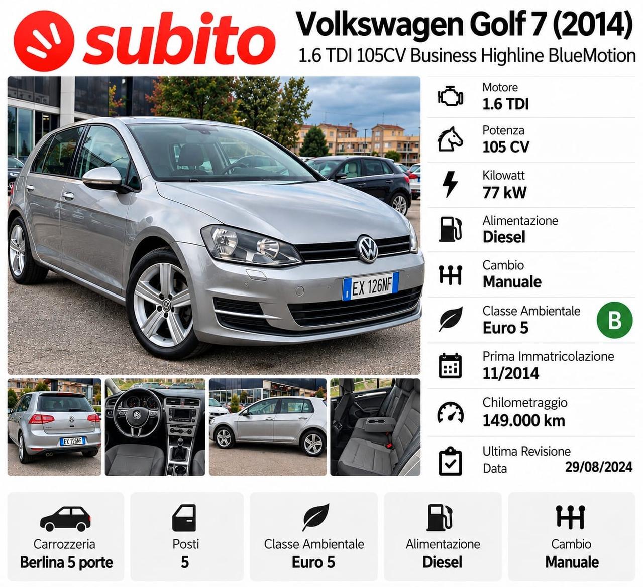 Volkswagen Golf 1.6 TDI 5p. Highline BlueMotion Technology
