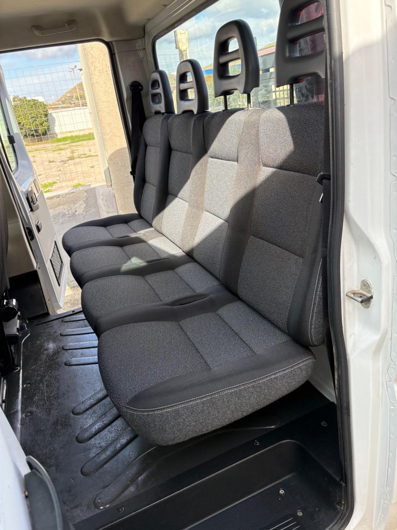 Fiat ducato doppia cabina 7 posti gru fassi