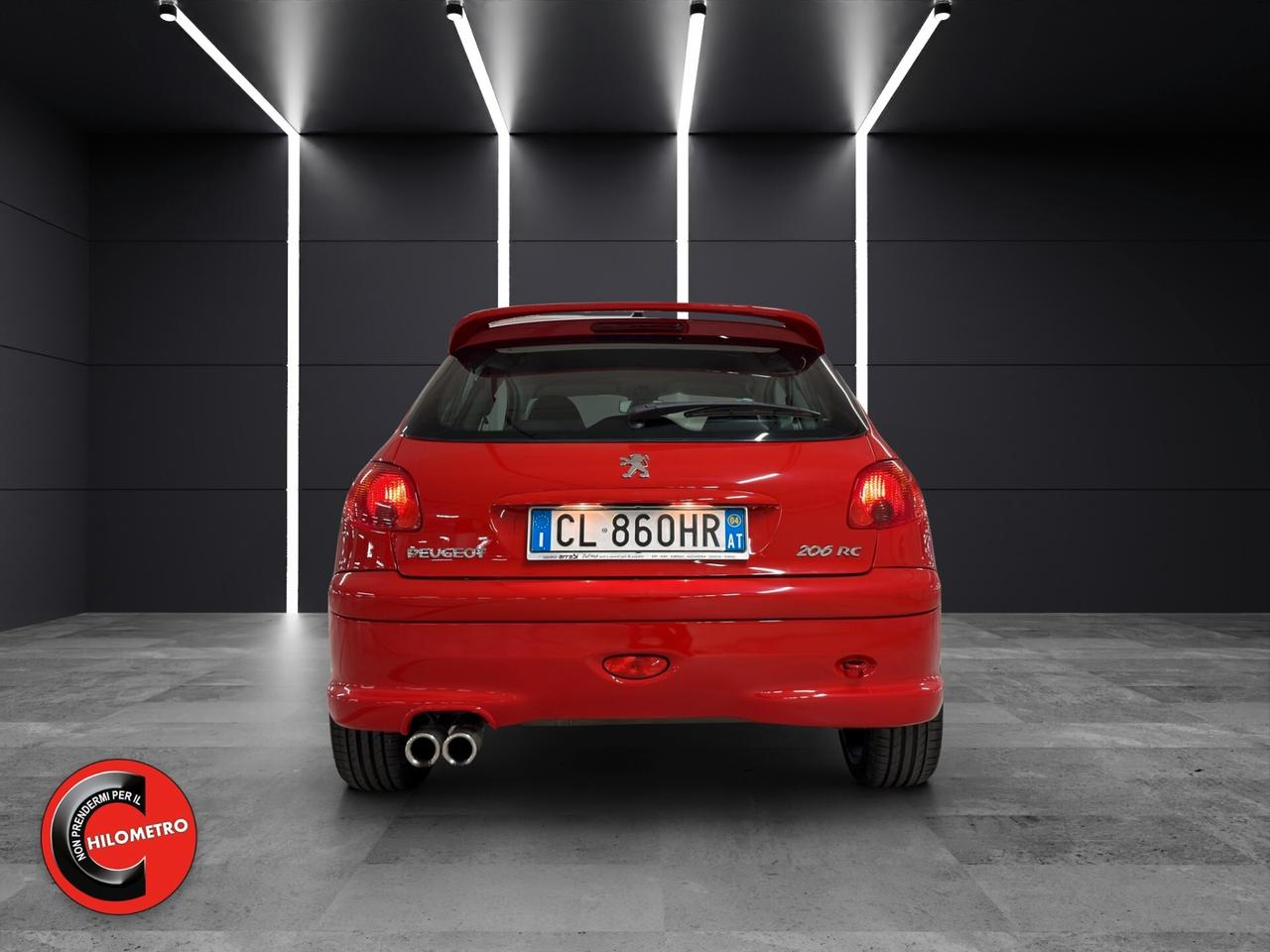 Peugeot 206 2.0 16V 3p. RC UNICOPROPRIETARIO