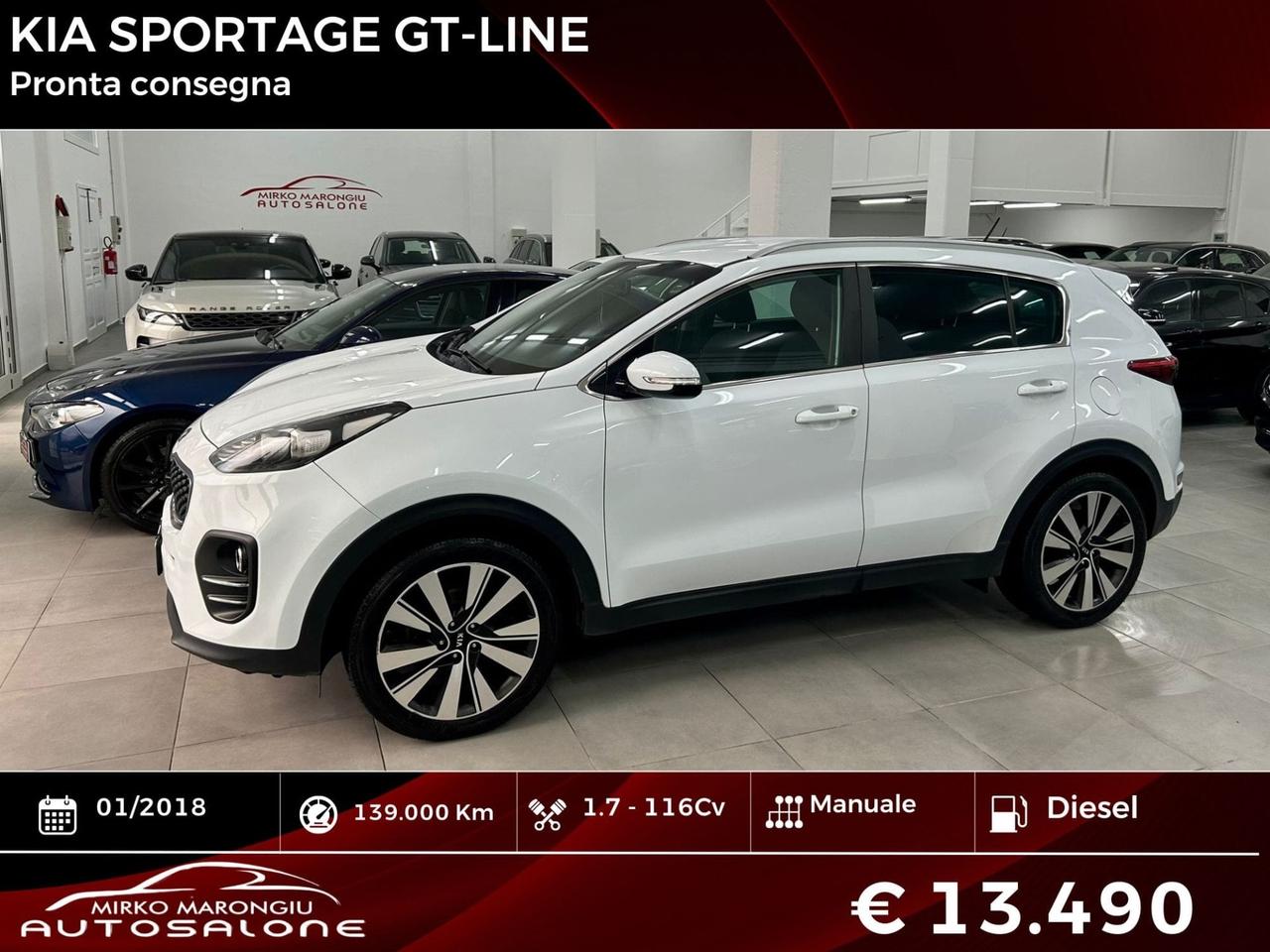 Kia Sportage 1.7 CRDI 2WD GT Line FINANZIABILE