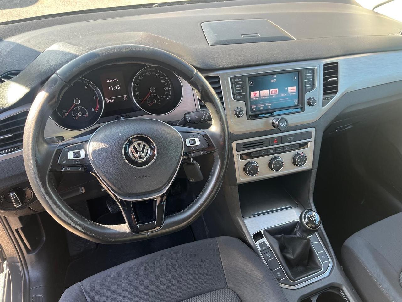 Volkswagen golf sportsvan 1.6 tdi/euro 6-full-2016