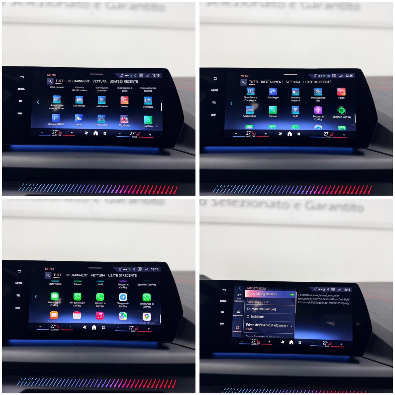 Bmw F70 118d 150CV MSport Pro 12/2024 EURO 6E GARANZIA UFFICIALE 12/2028