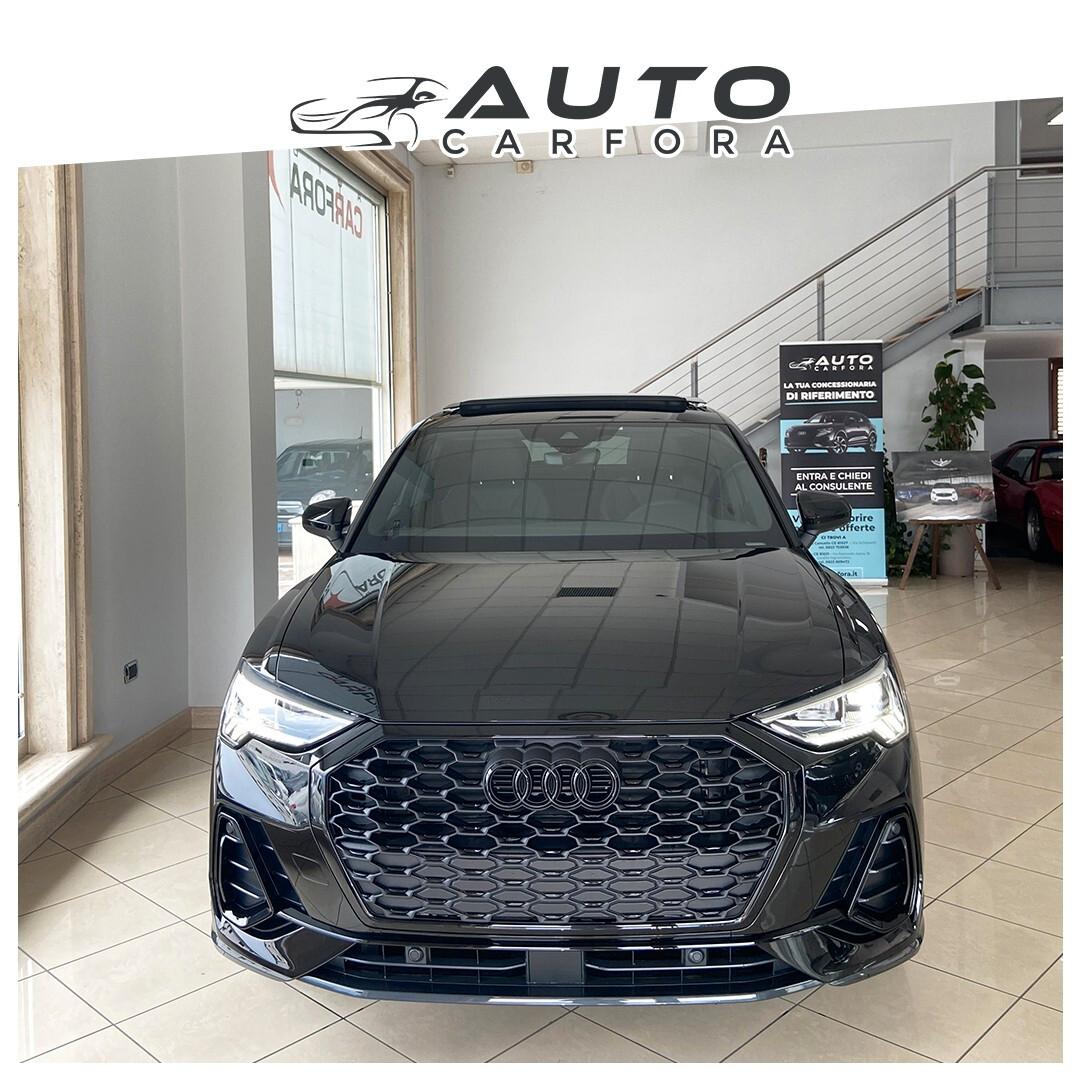 Audi Q3 SPB 35 TDI Identity Black km0 |tetto|matrix|R 20"!