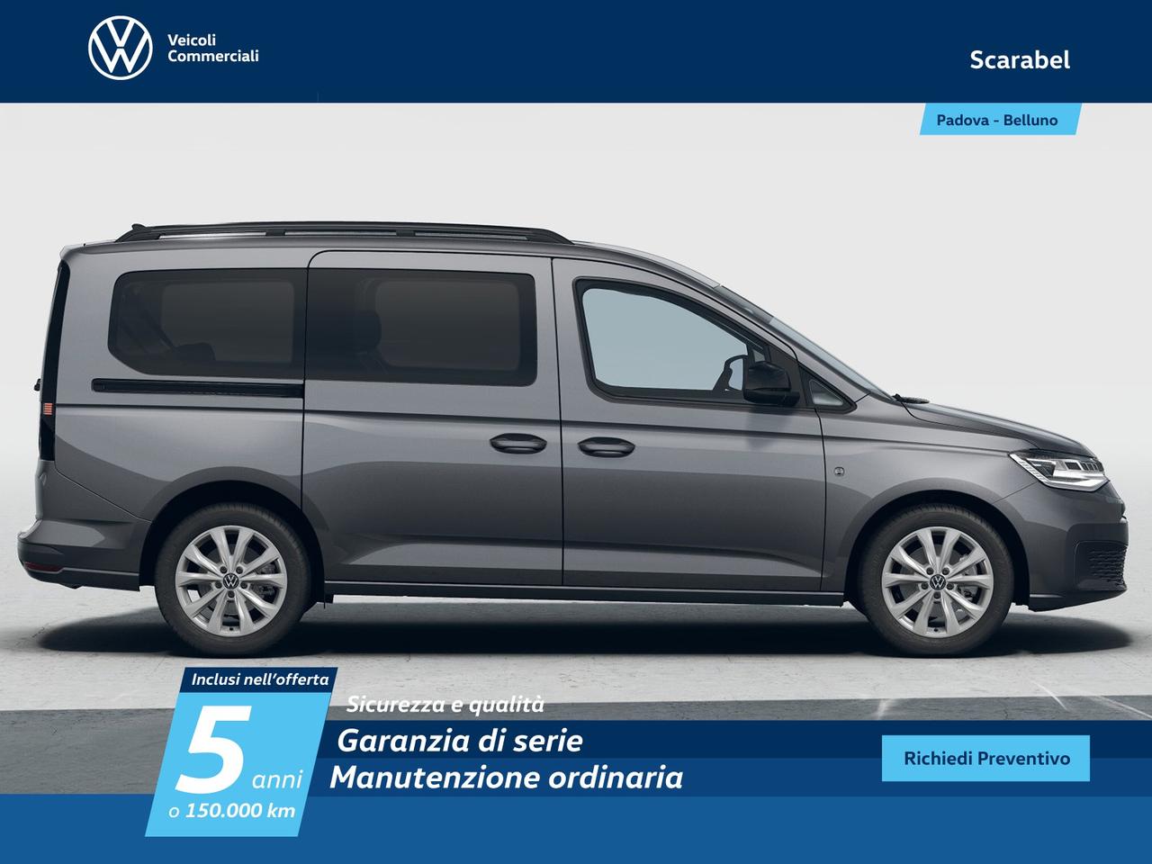Volkswagen Caddy maxi m1 2.0 tdi 122cv 4motion life my24