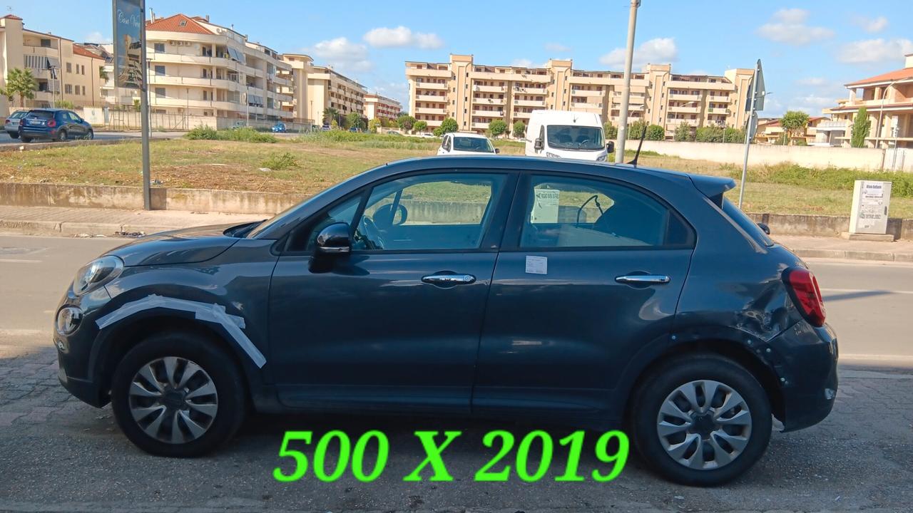 Fiat 500X 1.6 mjt incidentata sinistrata mondialcars 019