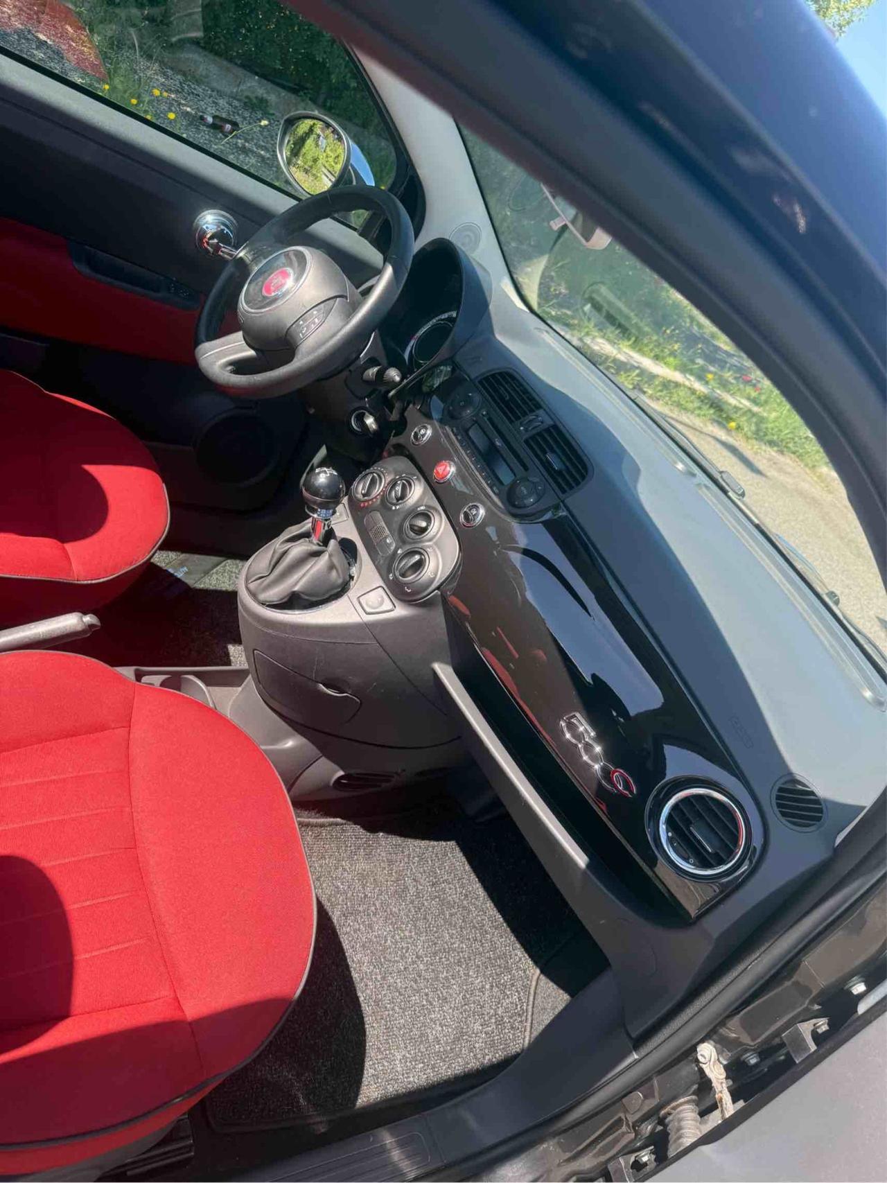 FIAT 500 cabrio 90000km originali garanzia 12 mesi permute