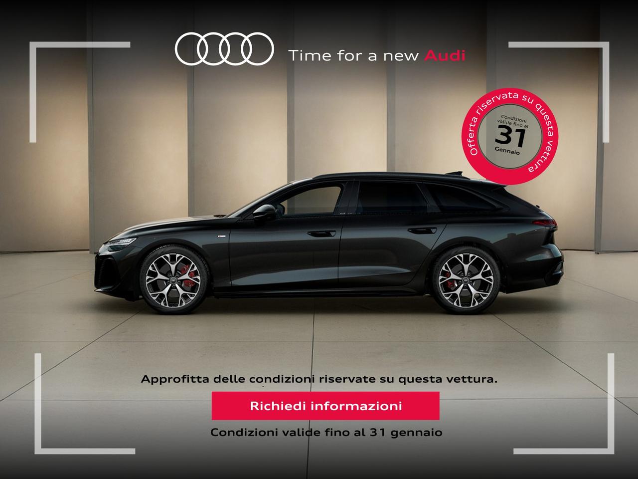 Audi A6 avant 2.0 tdi mhev + s line edition quattro 204cv s-tronic