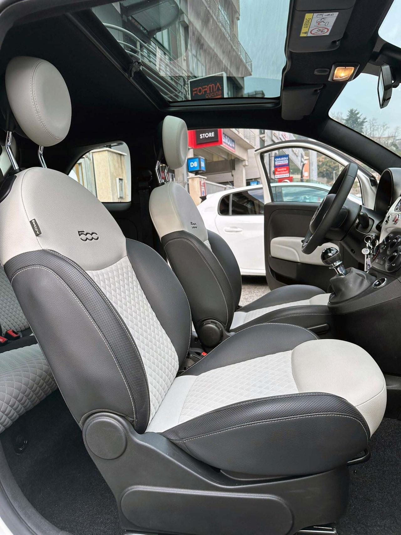 Fiat 500 1.0 Hybrid Dolcevita Interni Misto Pelle