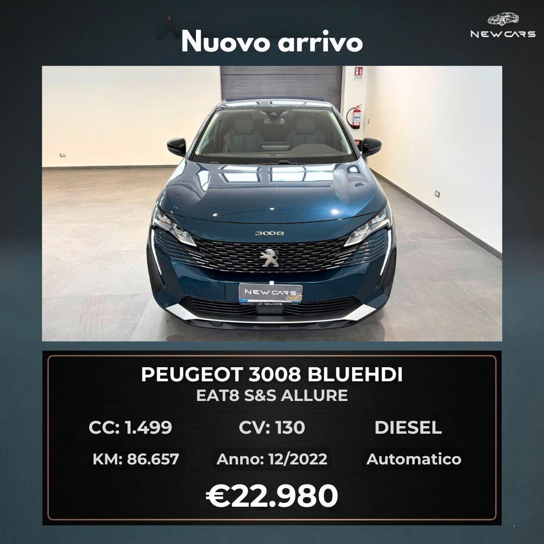 Peugeot 3008 BlueHDi 130 S&S EAT8 Allure