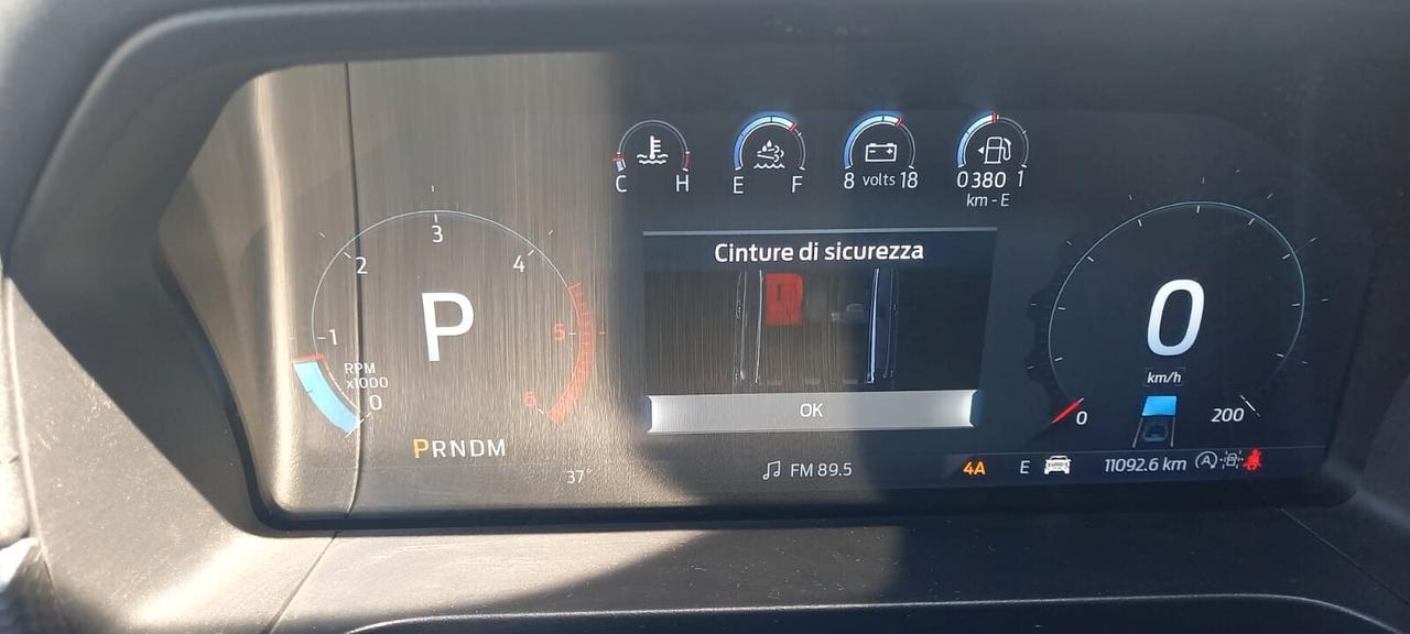 Ford Ranger Raptor Performance CC. 2.000 CV. 210 Ecoblue Turbodiesel Euro 6D 4WD DC 5 Porte 5 Posti Autocarro 1a Imm.ne Nov. 2023 SOLO 11.090 KM..!!!