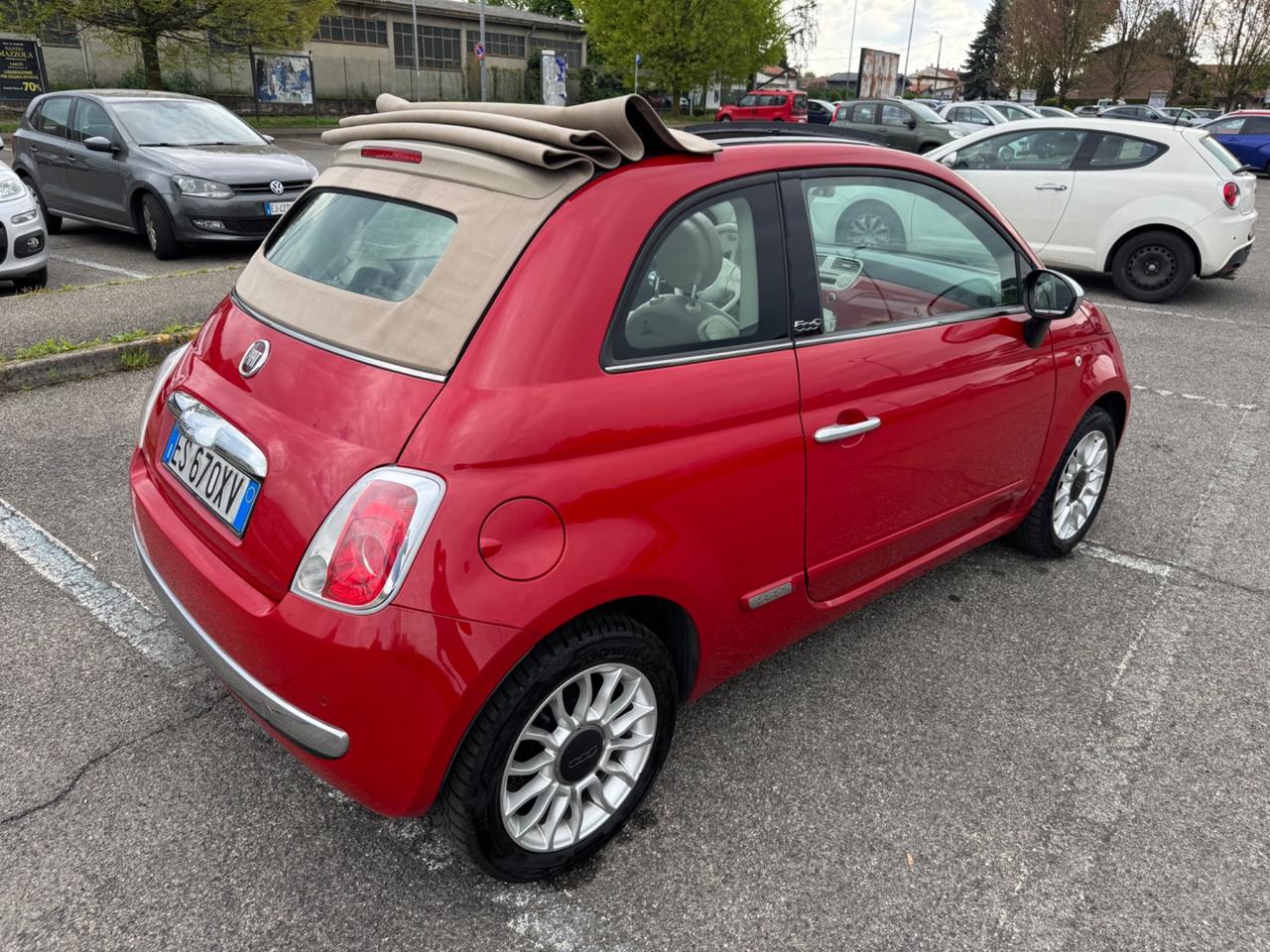 Fiat 500 C Cabrio Automatica Sensori di parcheggio