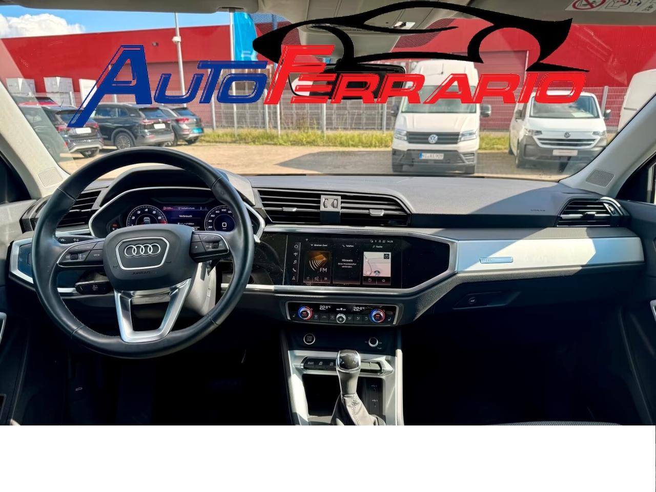 Audi Q3 SPB S LINE 19" SENS PARK DOPPI NAVY CRUISE CONTROL SEDIL IRISCALDATI PORT. ELETTRICO IN ARRIVO OPZI