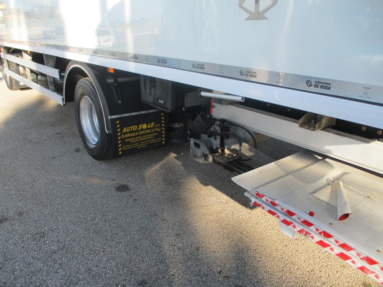 IvecoEUROCARGO 160/28 E6 FRIGO+PEDANA FRC 19 PEDANE