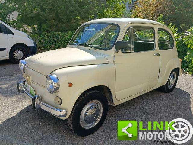 FIAT 600 D FANALONA LIBRETTO E TARGHE ORIGINALI