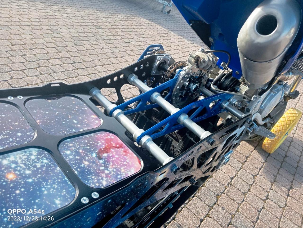 Yamaha yzf 450 kit cingoli snowbike da 127