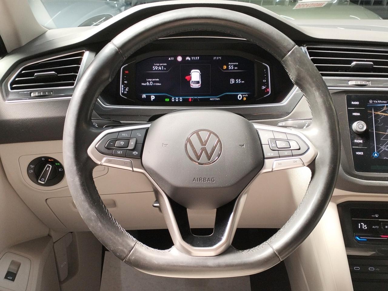 Volkswagen Tiguan II 2021 2.0 tdi Elegance 150cv dsg * IVA ESPOSTA *