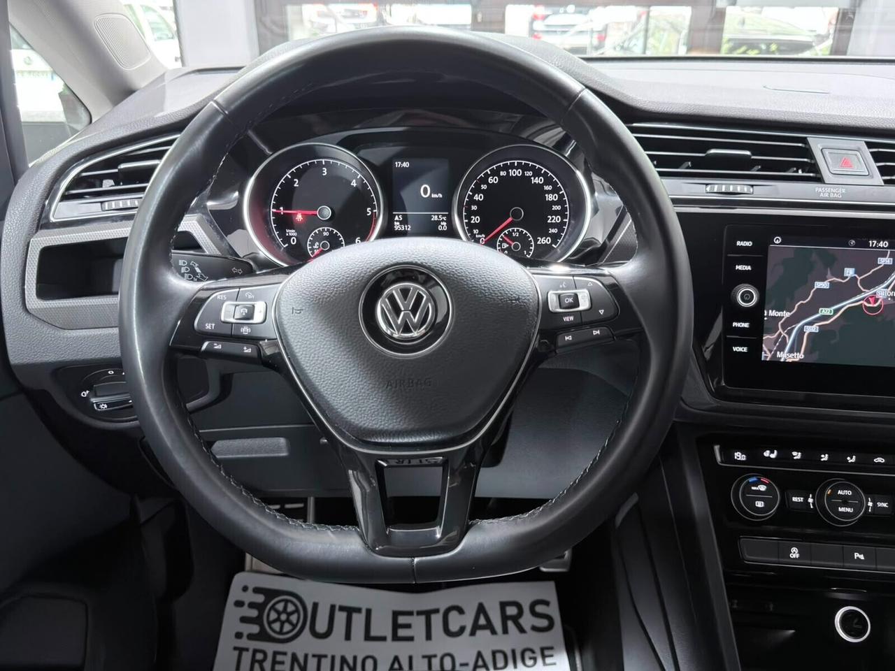 VW TOURAN R-LINE 1.6TDI 115CV 7POSTI 90.000km
