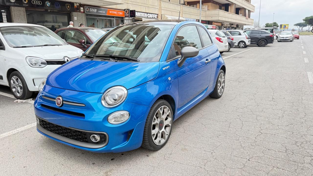 Fiat 500 1.0 Hybrid Rockstar LED TFT CLIMA AUTOMATICO PANORAMA CERCHI 16 PDC BLUETOOTH
