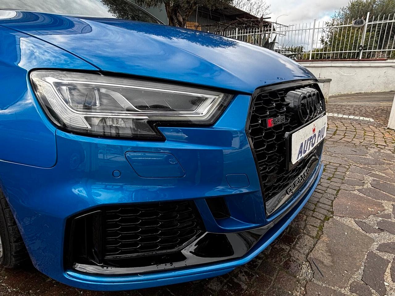 Audi RS3 Rs 3 sportback tettuccio apribile 500 cavalli