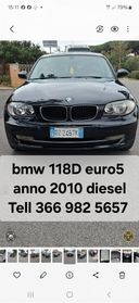 Bmw 118 118d 2.0 143CV cat 3 porte Futura DPF