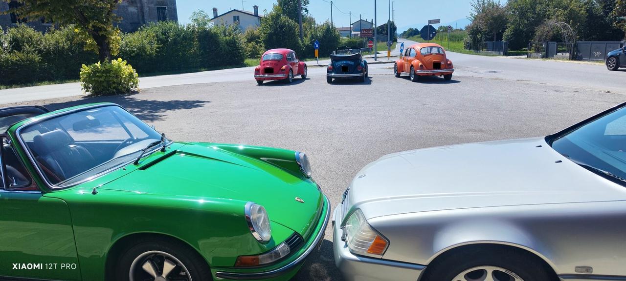 Maggiolone ROSSO + ARANCIO + NERO CABRIO