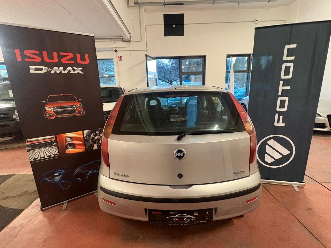 FIAT PUNTO serie 2 METANO-NATURAL-POWER 1200 CV 60 Km 202.404 certificati