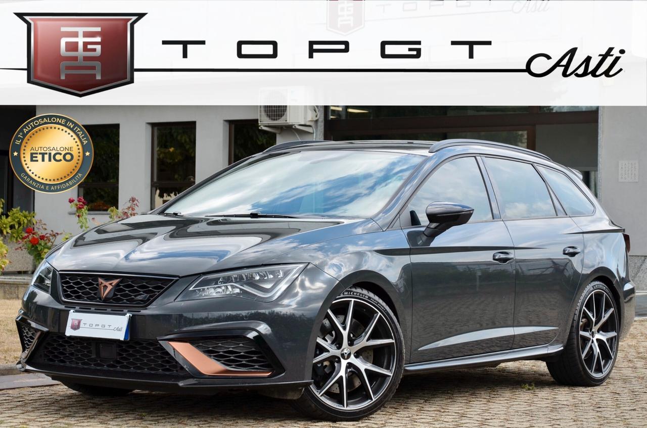 CUPRA LEON ST 2.0 TSI CUPRA R 4DRIVE 300cv DSG, UFF ITALIANA, SERVICE UFF SEAT, EURO 6D, SCARICO, FARI LED, PADDLE, NAVI, PERMUTE