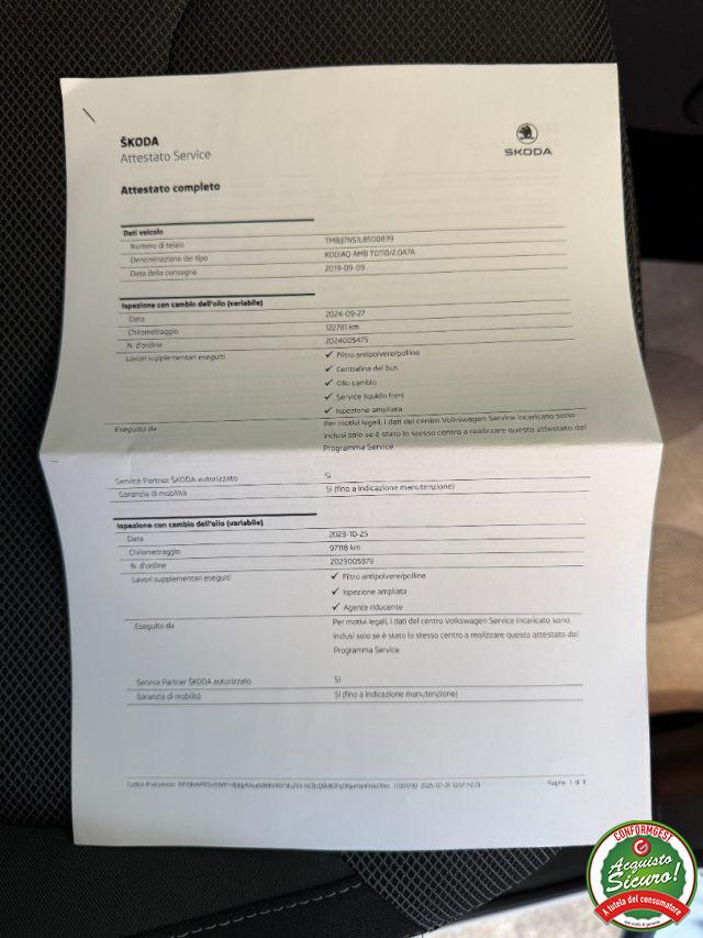 SKODA Kodiaq 2.0 TDI SCR DSG Style