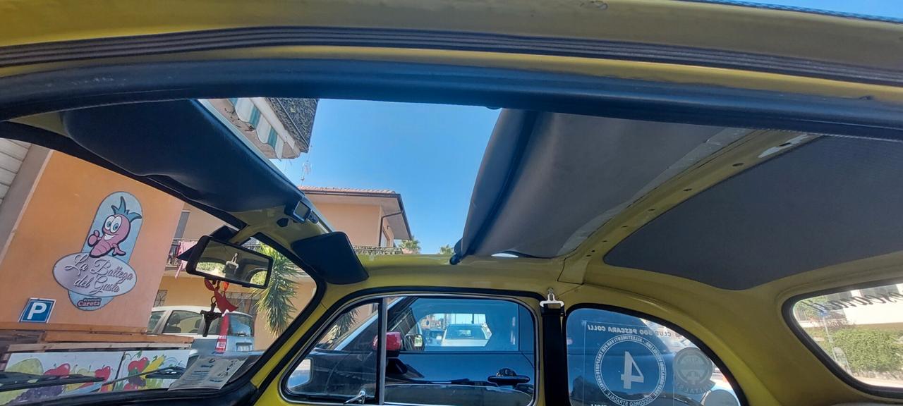FIAT 500 TUTTA ORIGINALE CON PARECCHIE MODIFICHE TETTO APRIBILE MOTORE COME NUOVO