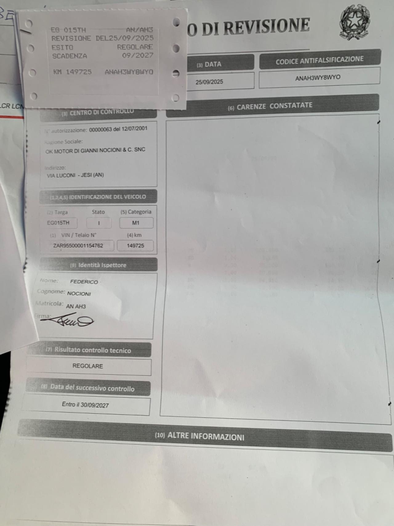 Alfa Romeo MiTo 1.4 gpl neopatentati
