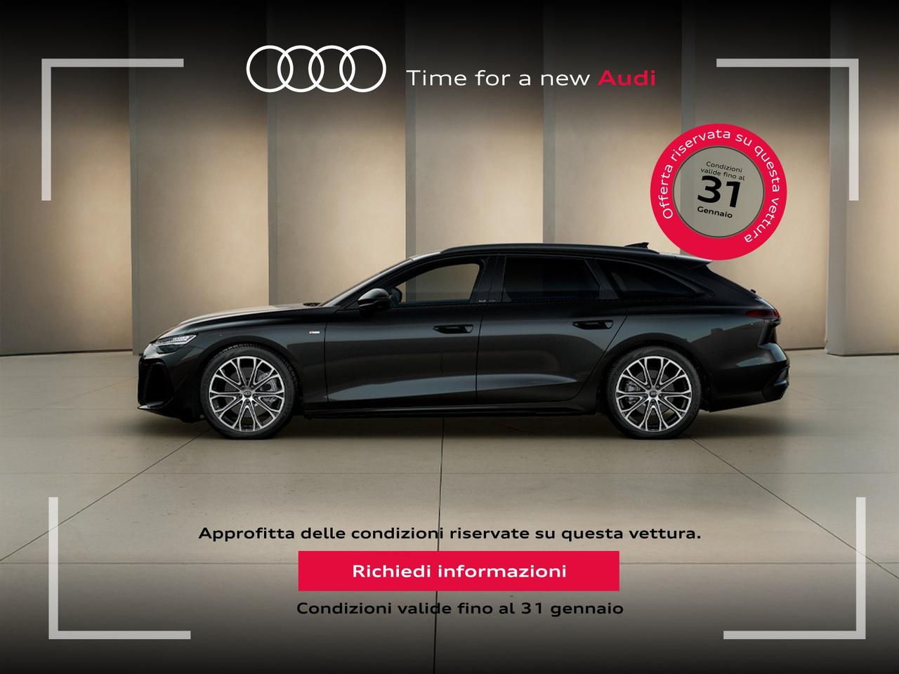 Audi A6 avant 2.0 tdi mhev + s line edition quattro 204cv s-tronic