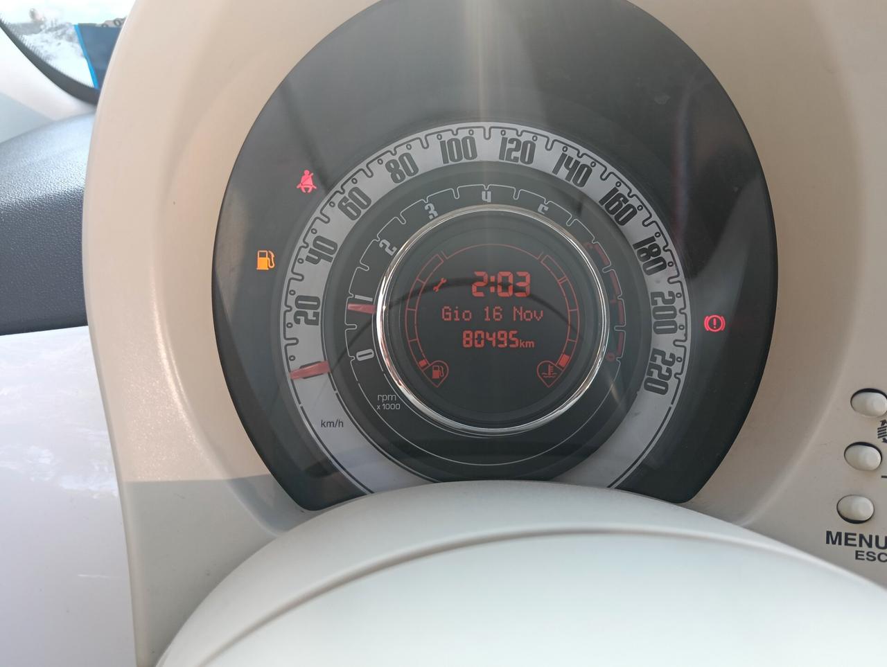 Fiat 500 1.2 (solo 80000km)