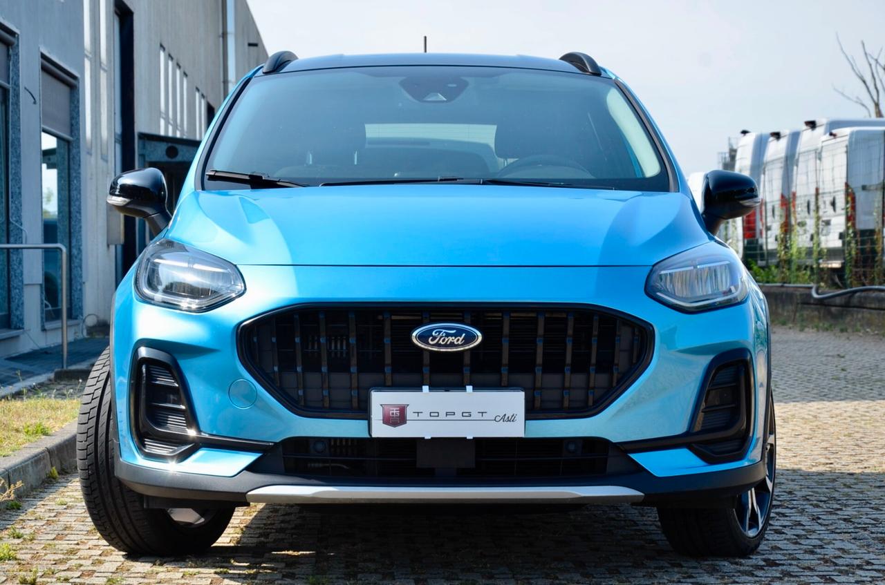 FORD FIESTA 5p. ACTIVE 1.0 ECOBOOST MILD HYBRID 125cv AUTO, UNICOPROPRIETARIO, EURO 6D, UFF ITALIANA, SERVICE FORD, RETROCAMERA, APPLE ANDROID, PERMUTE